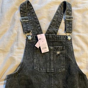 New with tags! Black skirt overalls